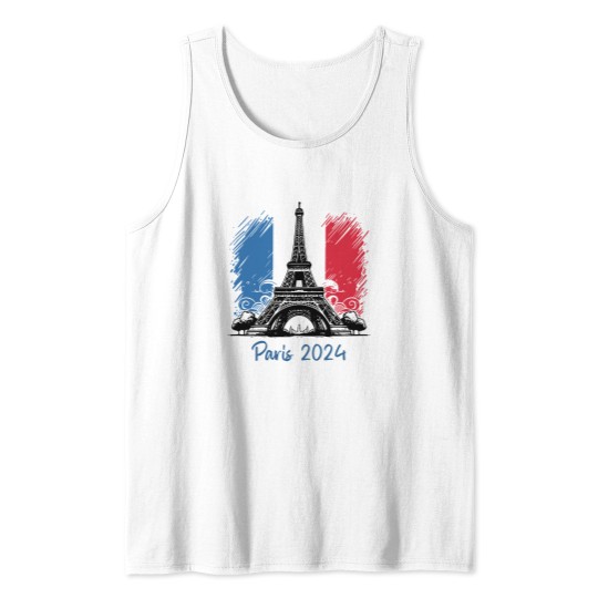 Discover Summer Games, 2024 Paris Olympics, France Tank Tops