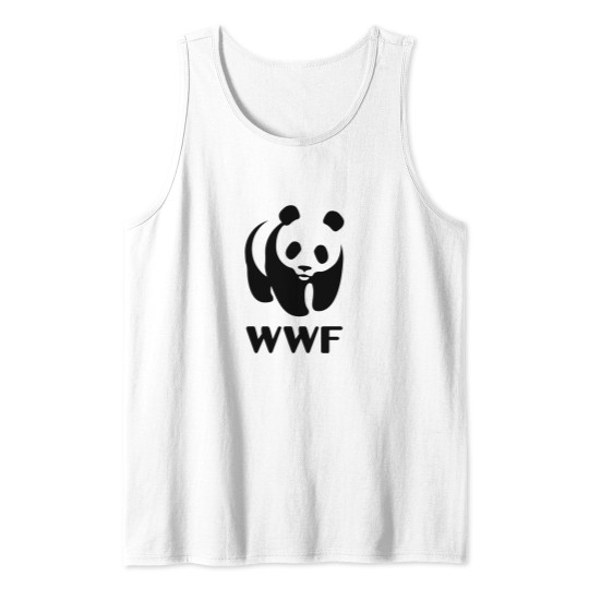 Discover World Wildlife Fund (WWF) logo Tank Tops