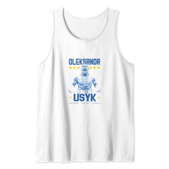 Discover Affiche de boxe Oleksandr Le chat Usyk Tank Tops