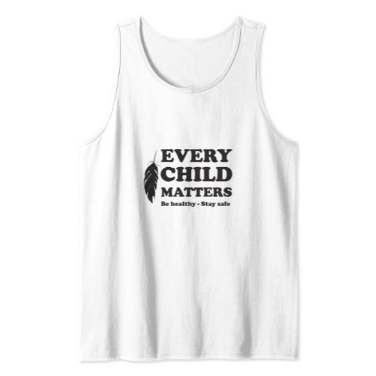 Discover Every Child Matters Be Healthy Tank Tops