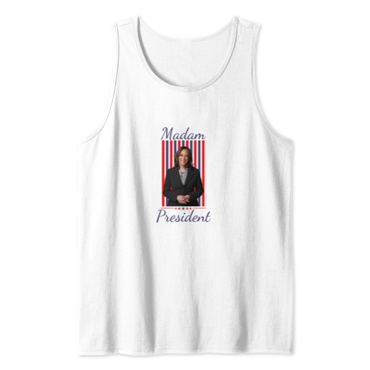 Discover Kamala Harris Presidential Tank Top - Madam President