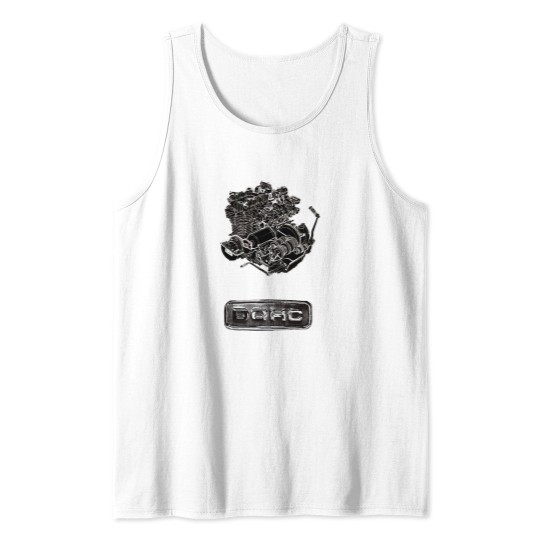 Discover The Legendary 900 cc Z1 DOHC Motorcycle Motorbike Engine by MotorManiac Tank Tops
