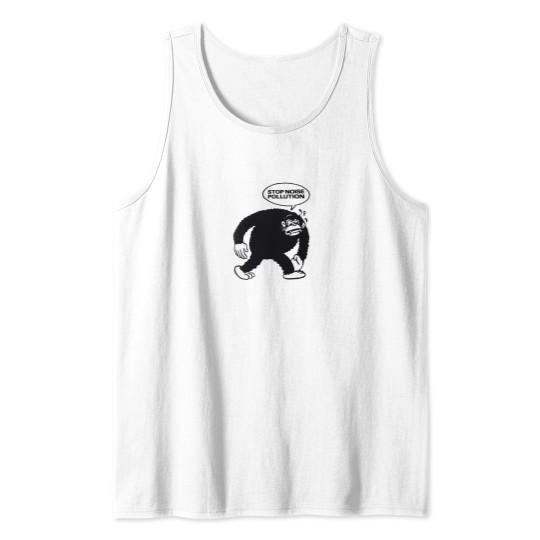 Discover Noise Pollution monkeys Logo Tank Tops