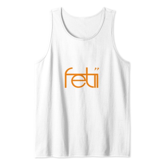 Discover Burnt Orange Fetii Tank Tops
