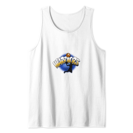 Discover Airbrush warriorss basketball Tank Tops