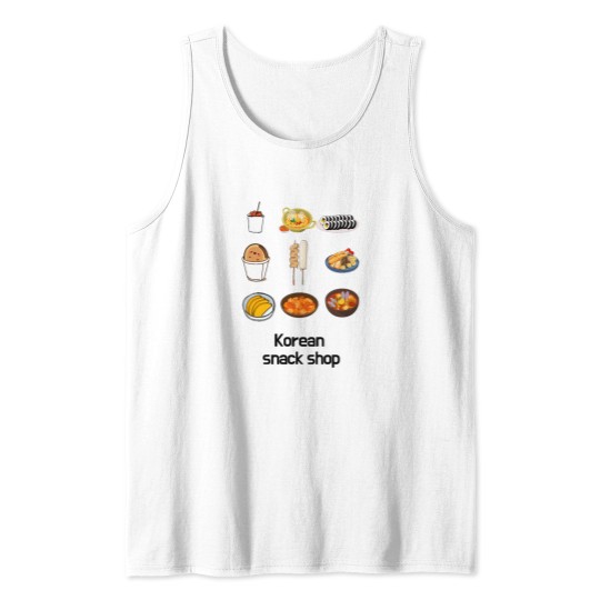 Discover Asian Korean snack shop Tank Tops