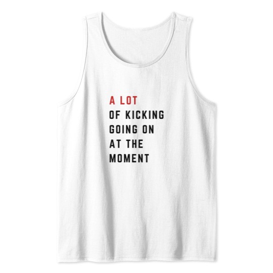 Discover Funny Maternity Tank Top - A Lot Going On at the Moment