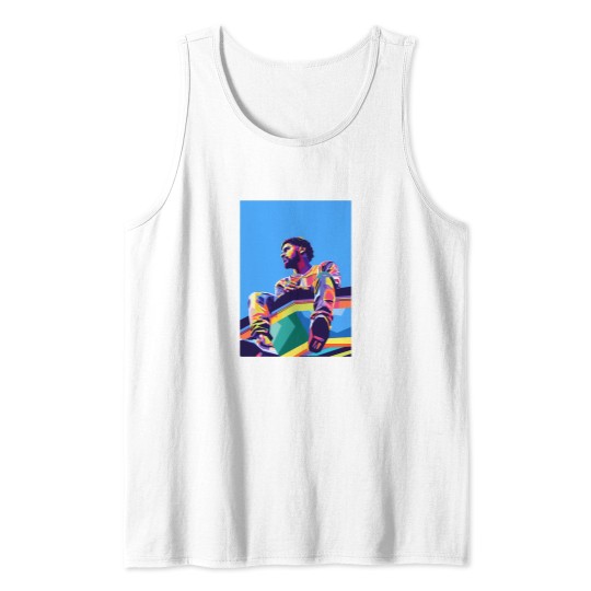 Discover J Cole Wpap Pop Art - J Cole - Tank Tops