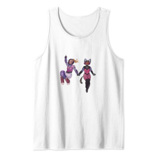 Discover space catradora Tank Tops