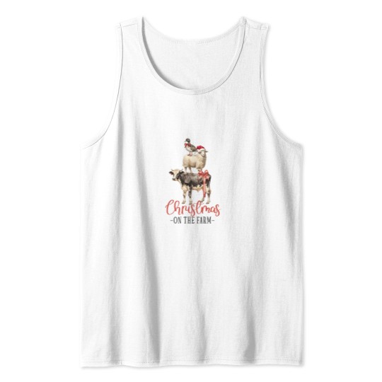 Discover Christmas farm Tank Tops