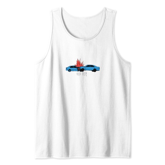 Discover Rilo Kiley Car Crash Tank Tops