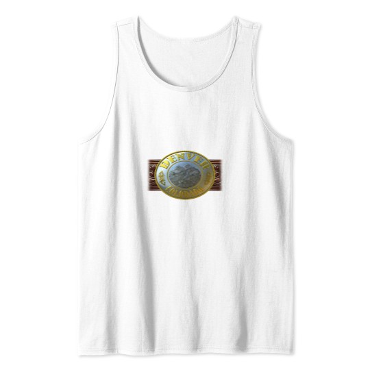 Discover denvers - Colorado WesternCowboy Belt Buckle Tank Tops