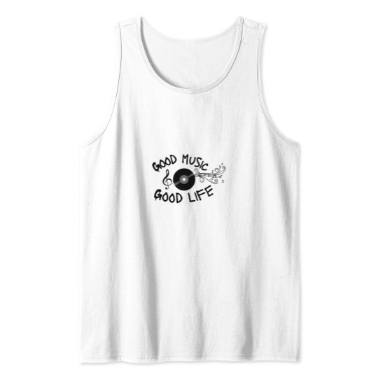 Discover Goods Music Goods Life Tank Tops
