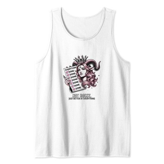 Discover Capricorn Not Bossy Just Better At Everything T-Shirt Tank Tops