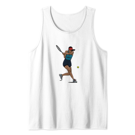 Discover Woman Tennis Player Tank Tops