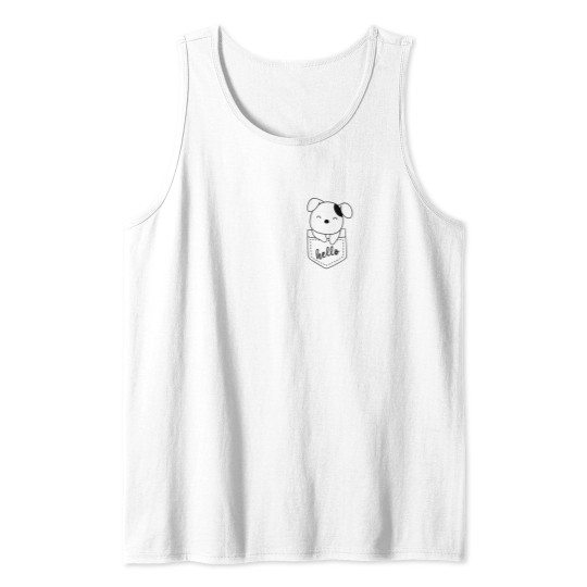 Discover dogs in Pocket - dogs lover - Parson russells Terrier - Bulls Terrier -png Tank Tops
