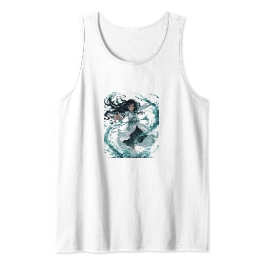 Discover magic water stiker Tank Tops