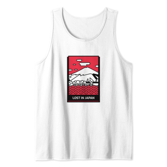 Discover Lost in Japan Tank Tops