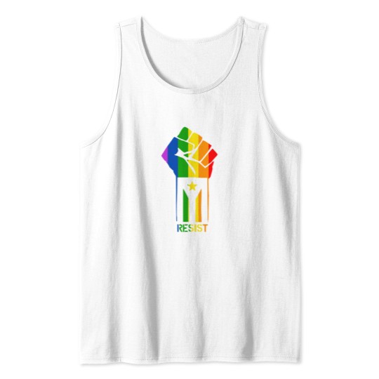 Discover LGBT Resist Fist Tank Tops