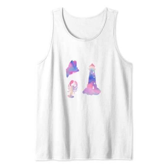 Discover rainbows States of Maine  Pack Tank Tops