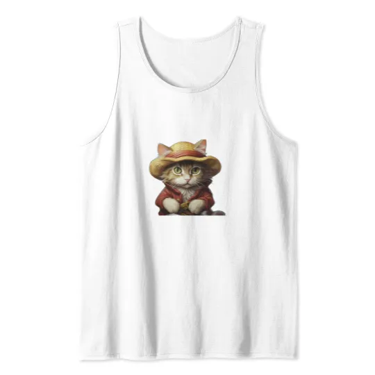 Discover monkey d cat Tank Tops
