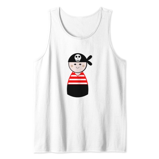 Discover Bert and Gert's Red Pirate Tank Tops