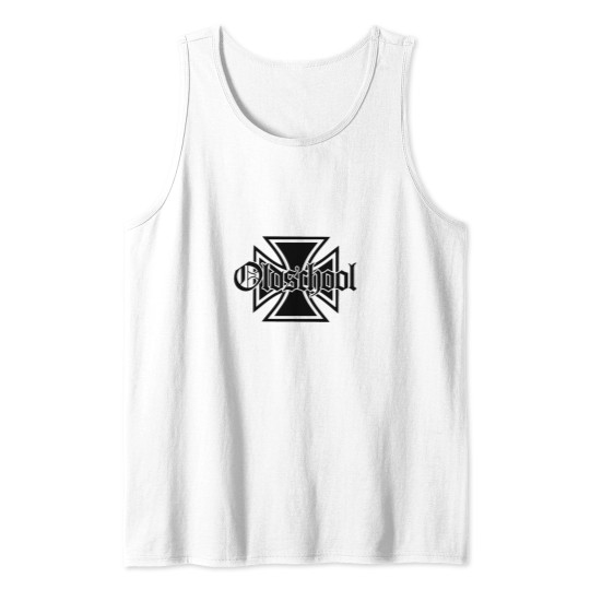 Discover Old School Text Tank Tops