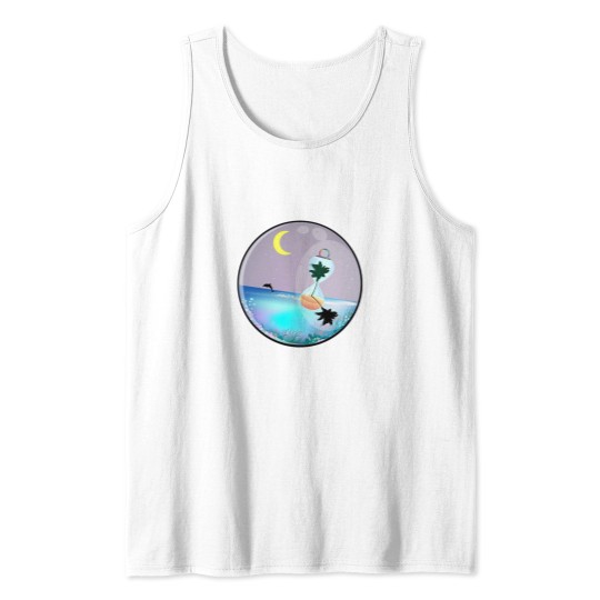 Discover Fantasy Beach with Hourglass Tank Tops