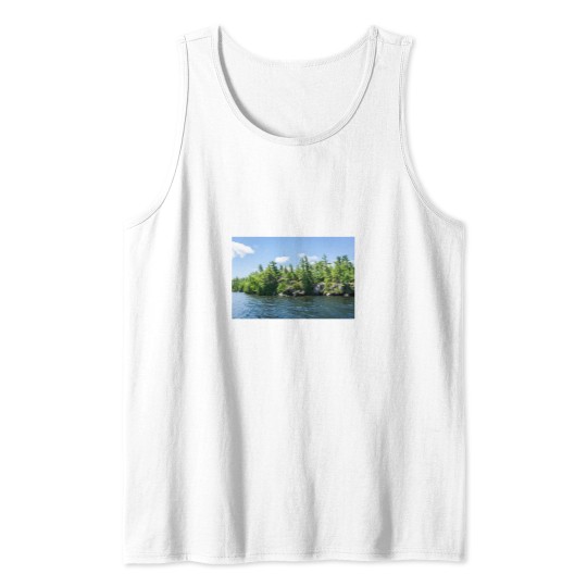 Discover Sunshiny Day Sail Up Norths - Georgian bays Canadian Landscapes Tank Tops