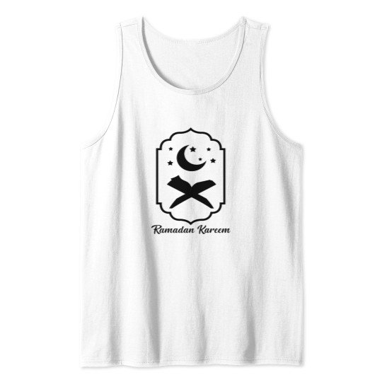Discover Ramadan Kareem Crescent moons and Quran Tank Tops