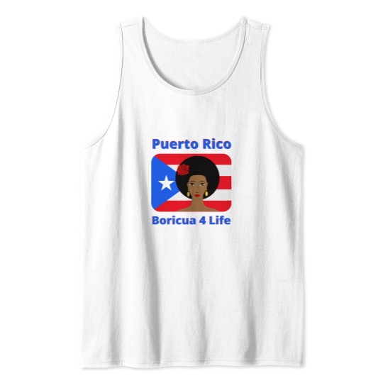 Discover Puerto Rico Boriqua 4 Life Tank Tops