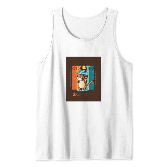 Discover the cat mochi Tank Tops