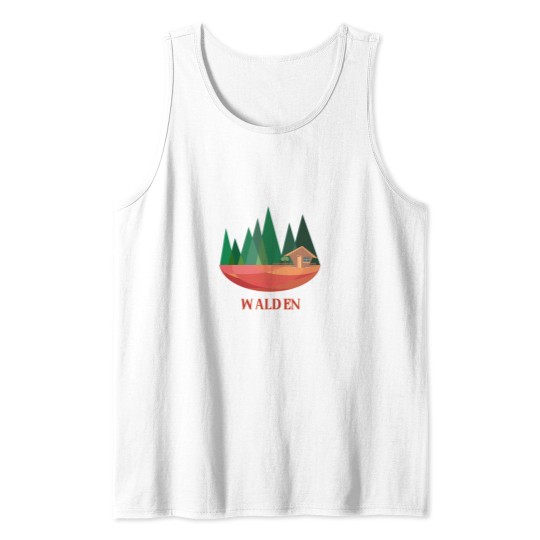 Discover Walden - Thoreau s little wood house between the forest Tank Tops