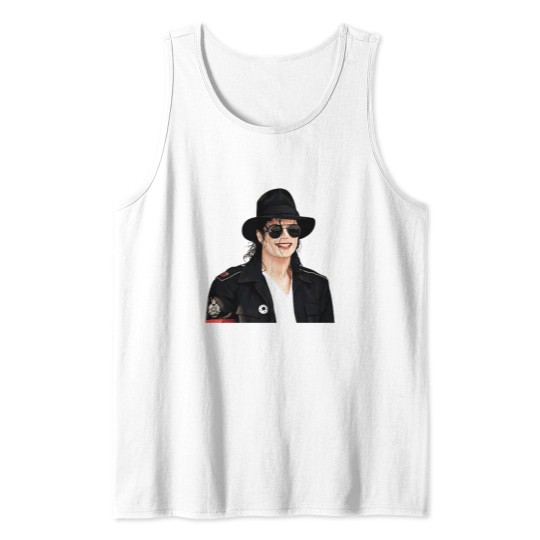 Discover smile michael jackson logo Tank Tops