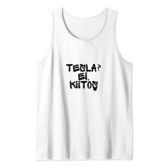 Discover teslas No - thank's - Blacks (Finnish) Tank Tops