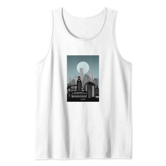 Discover austin skyline Tank Tops