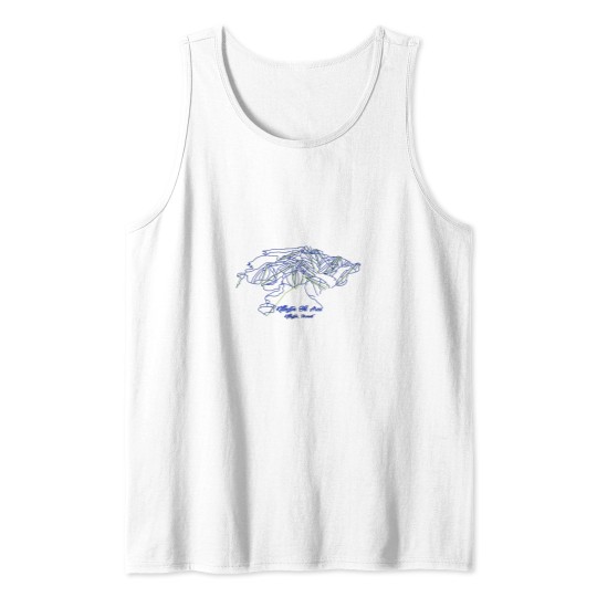 Discover Killington skis Map Tank Tops