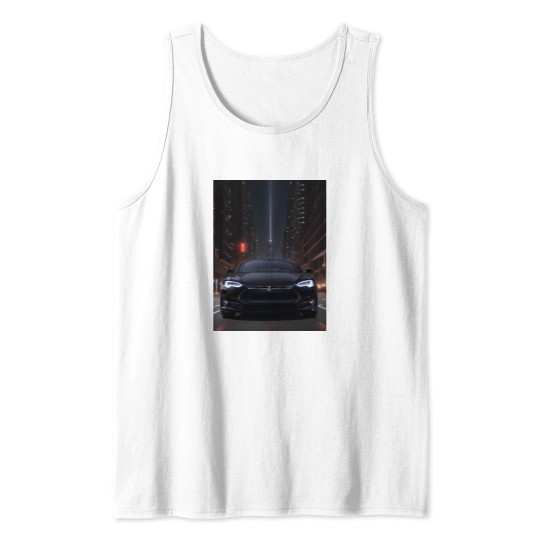 Discover teslas Bumper darks Tank Tops