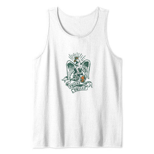 Discover King Philadelphia Eagle Team Tank Tops
