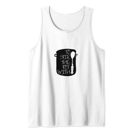 Discover Pot Stirrer Black Tank Tops