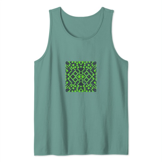 Discover Laser Pong Sound Wave Pattern (Seamless) Tank Tops