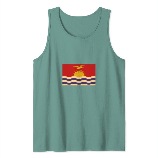 Discover Weathered Kiribati Flag.png Tank Tops