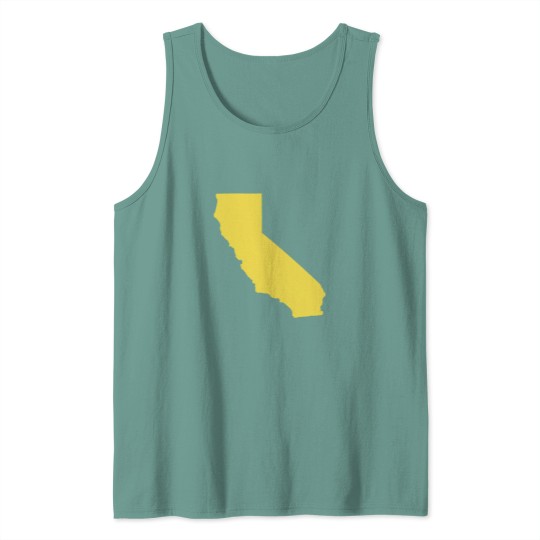 Discover Yellow Berkley California .png Tank Tops