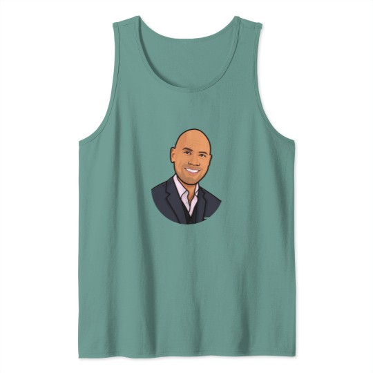 Discover Dwayne Johnson Cartoon Caricature.png Tank Tops
