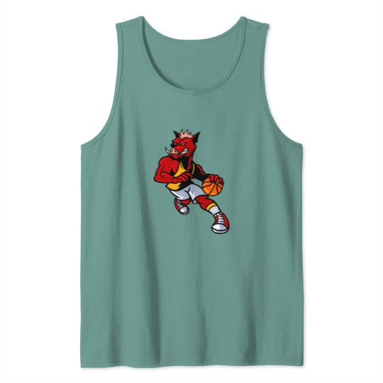 Discover Wildboar basketball.png Tank Tops