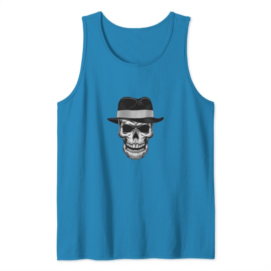 Discover Gangster Skull Tank Tops