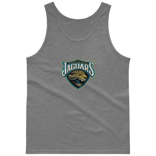 Discover Jags Jacksonville Logo Tank Tops