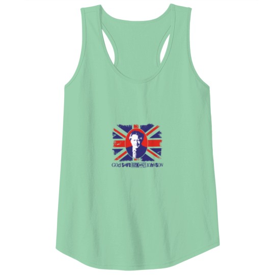 Discover God save Boris Johnson Active Tank Tops