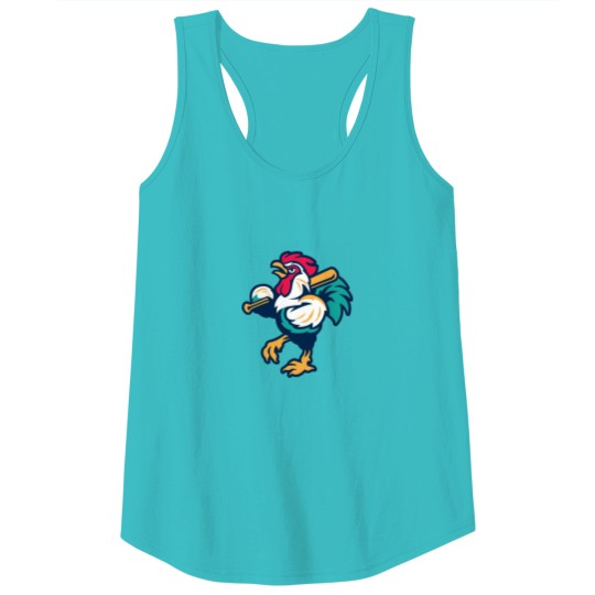 Discover Rooster Mascot Tank Tops
