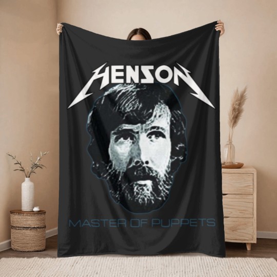 Discover Henson Master of puppets Throw Blankets